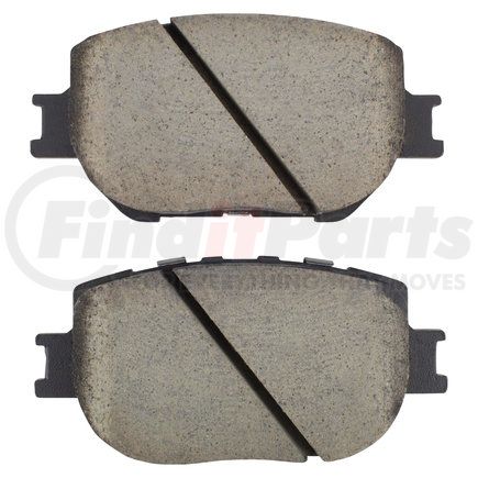 1001-1733C by MPA ELECTRICAL - Quality-Built Disc Brake Pad, Premium, Ceramic, with Hardware