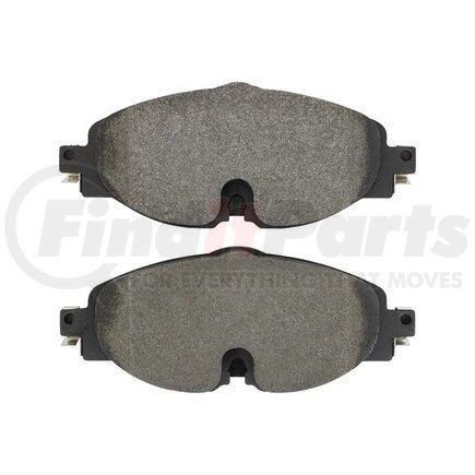 1001-1760M by MPA ELECTRICAL - Quality-Built Disc Brake Pad Set - Premium, Semi-Metallic