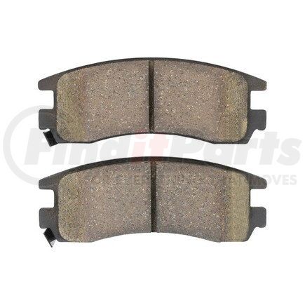 1002-0714M by MPA ELECTRICAL - Quality-Built Disc Brake Pad Set - Work Force, Heavy Duty, with Hardware