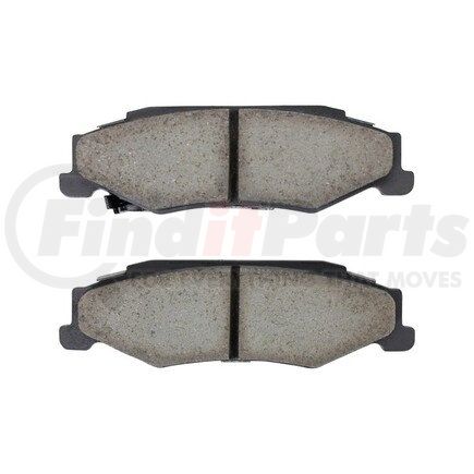 1002-0732M by MPA ELECTRICAL - Quality-Built Disc Brake Pad Set - Work Force, Heavy Duty, with Hardware