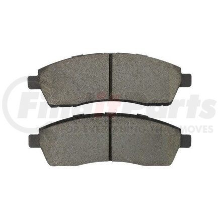 1002-0757M by MPA ELECTRICAL - Quality-Built Disc Brake Pad Set - Work Force, Heavy Duty, with Hardware