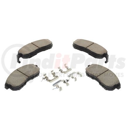 1002-0815M by MPA ELECTRICAL - Quality-Built Work Force Heavy Duty Brake Pads w/ Hardware