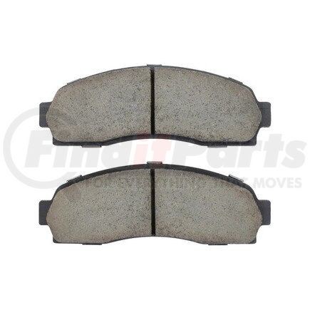 1002-0833AM by MPA ELECTRICAL - Quality-Built Disc Brake Pad Set - Work Force, Heavy Duty, with Hardware