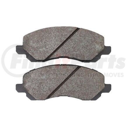 1002-0866M by MPA ELECTRICAL - Quality-Built Disc Brake Pad Set - Work Force, Heavy Duty, with Hardware