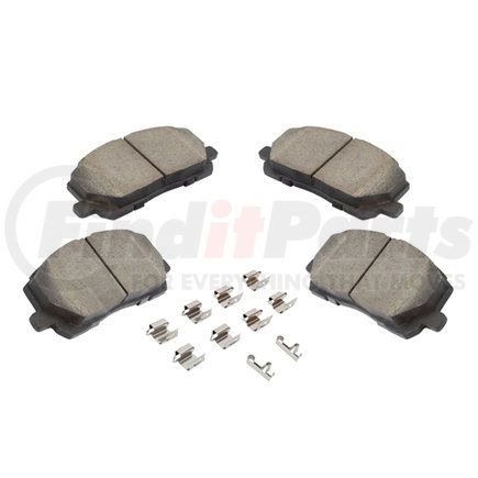 1002-0884M by MPA ELECTRICAL - Quality-Built Work Force Heavy Duty Brake Pads w/ Hardware