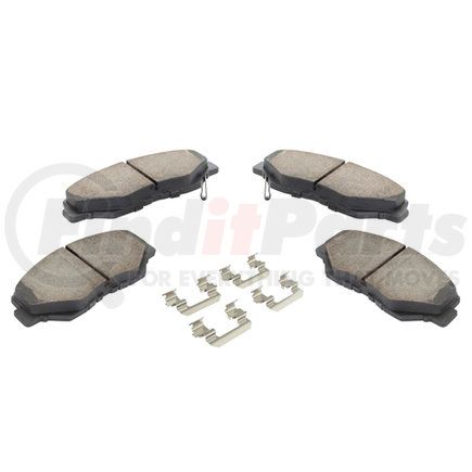 1002-0914AM by MPA ELECTRICAL - Quality-Built Work Force Heavy Duty Brake Pads w/ Hardware