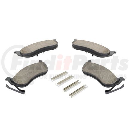 1002-0981M by MPA ELECTRICAL - Quality-Built Work Force Heavy Duty Brake Pads w/ Hardware