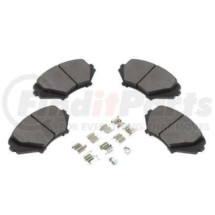 1002-1009M by MPA ELECTRICAL - Quality-Built Work Force Heavy Duty Brake Pads w/ Hardware