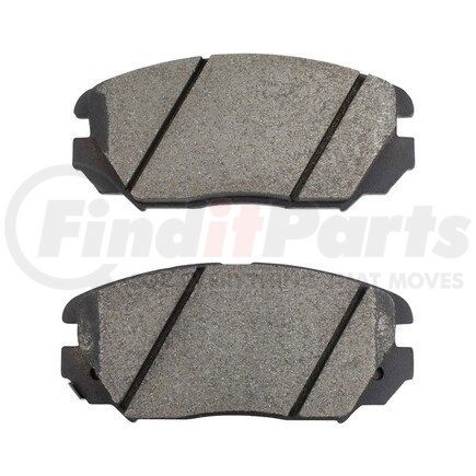 1002-1125AM by MPA ELECTRICAL - Quality-Built Disc Brake Pad Set - Work Force, Heavy Duty, with Hardware