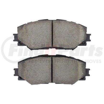 1002-1210M by MPA ELECTRICAL - Quality-Built Disc Brake Pad Set - Work Force, Heavy Duty, with Hardware