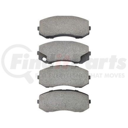 1002-1265M by MPA ELECTRICAL - Quality-Built Disc Brake Pad Set - Work Force, Heavy Duty, with Hardware