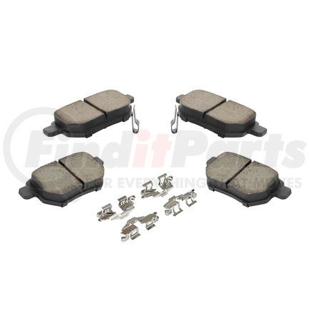 1002-1354M by MPA ELECTRICAL - Quality-Built Work Force Heavy Duty Brake Pads w/ Hardware