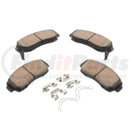 1002-1521M by MPA ELECTRICAL - Quality-Built Work Force Heavy Duty Brake Pads w/ Hardware