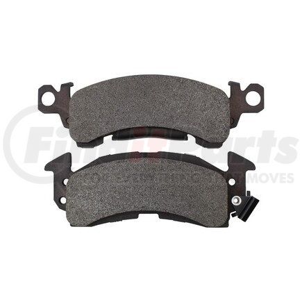 1003-0052M by MPA ELECTRICAL - Quality-Built Disc Brake Pad Set - Black Series, Semi-Metallic, with Hardware