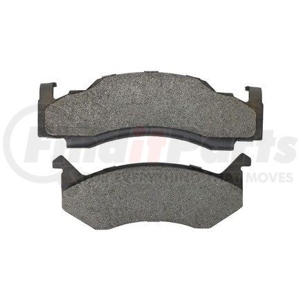 1003-0123M by MPA ELECTRICAL - Quality-Built Black Series Semi-Metallic Brake Pads w/ Hardware