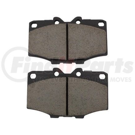 1003-0137C by MPA ELECTRICAL - Quality-Built Disc Brake Pad Set - Black Series, Ceramic, with Hardware