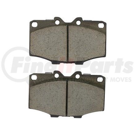 1003-0137AC by MPA ELECTRICAL - Quality-Built Disc Brake Pad Set - Black Series, Ceramic, with Hardware