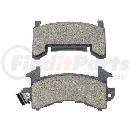 1003-0154C by MPA ELECTRICAL - Quality-Built Disc Brake Pad Set - Black Series, Ceramic, with Hardware