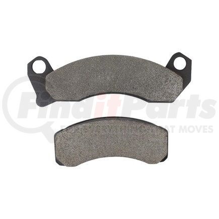 1003-0199M by MPA ELECTRICAL - Quality-Built Disc Brake Pad Set - Black Series, Semi-Metallic, with Hardware