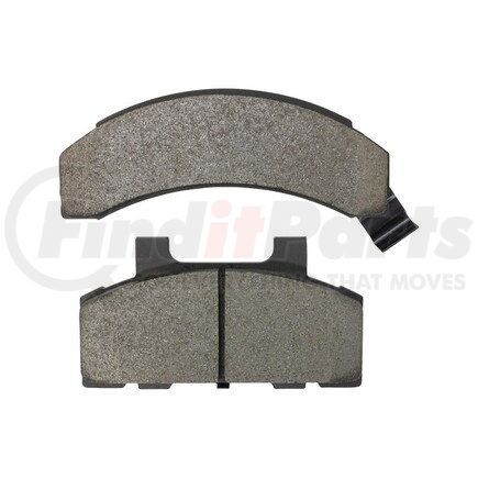 1003-0215AM by MPA ELECTRICAL - Quality-Built Disc Brake Pad Set - Black Series, Semi-Metallic, with Hardware