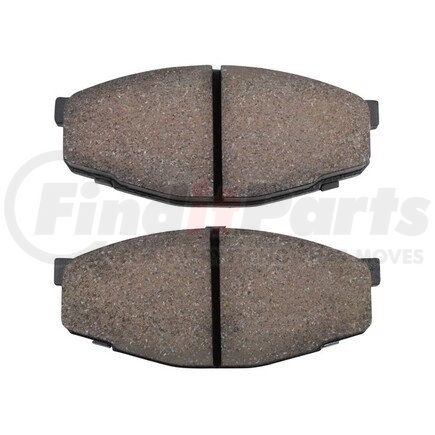 1003-0207C by MPA ELECTRICAL - Quality-Built Disc Brake Pad Set - Black Series, Ceramic, with Hardware