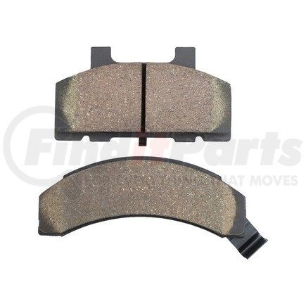 1003-0215C by MPA ELECTRICAL - Quality-Built Disc Brake Pad Set - Black Series, Ceramic, with Hardware