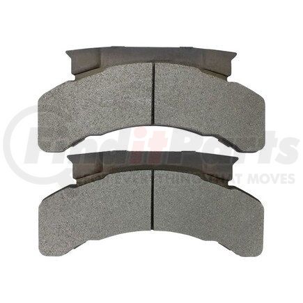 1003-0224M by MPA ELECTRICAL - Quality-Built Disc Brake Pad Set - Black Series, Semi-Metallic, with Hardware