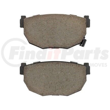 1003-0272C by MPA ELECTRICAL - Quality-Built Disc Brake Pad Set - Black Series, Ceramic, with Hardware