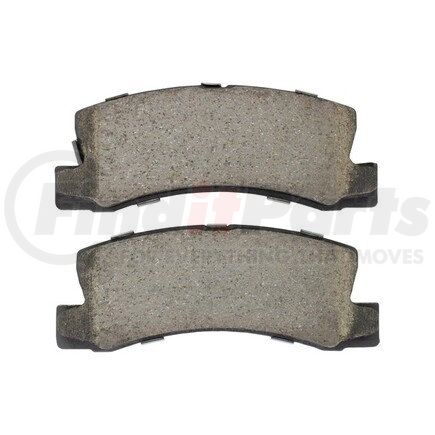 1003-0325C by MPA ELECTRICAL - Quality-Built Disc Brake Pad Set - Black Series, Ceramic, with Hardware