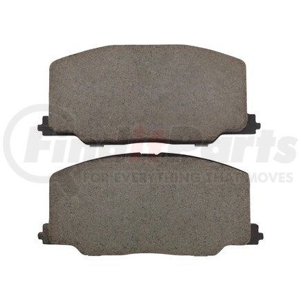 1003-0356C by MPA ELECTRICAL - Quality-Built Disc Brake Pad Set - Black Series, Ceramic, with Hardware