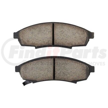 1003-0376C by MPA ELECTRICAL - Quality-Built Disc Brake Pad Set - Black Series, Ceramic, with Hardware