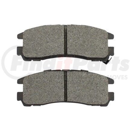 1003-0383C by MPA ELECTRICAL - Quality-Built Disc Brake Pad Set - Black Series, Ceramic, with Hardware