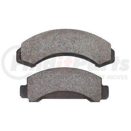 1003-0387M by MPA ELECTRICAL - Quality-Built Disc Brake Pad Set - Black Series, Semi-Metallic, with Hardware