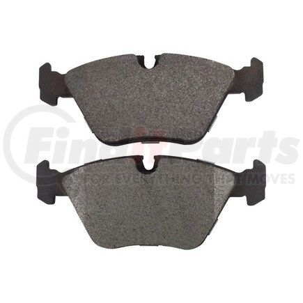 1003-0394M by MPA ELECTRICAL - Quality-Built Disc Brake Pad Set - Black Series, Semi-Metallic, with Hardware