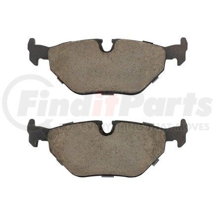 1003-0396C by MPA ELECTRICAL - Quality-Built Black Series Ceramic Brake Pads w/ Hardware