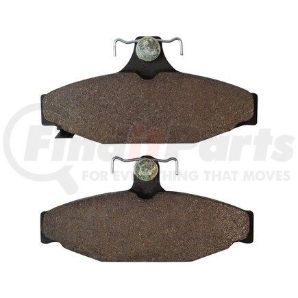 1003-0413C by MPA ELECTRICAL - Quality-Built Disc Brake Pad Set - Black Series, Ceramic, with Hardware