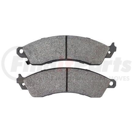 1003-0412M by MPA ELECTRICAL - Quality-Built Disc Brake Pad Set - Black Series, Semi-Metallic, with Hardware