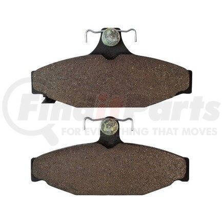 1003-0413M by MPA ELECTRICAL - Quality-Built Disc Brake Pad Set - Black Series, Semi-Metallic, with Hardware