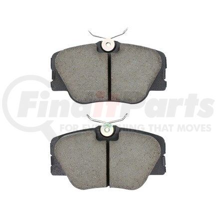 1003-0423M by MPA ELECTRICAL - Quality-Built Disc Brake Pad Set - Black Series, Semi-Metallic, with Hardware