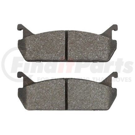 1003-0458C by MPA ELECTRICAL - Quality-Built Disc Brake Pad Set - Black Series, Ceramic, with Hardware