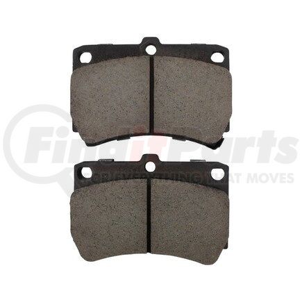 1003-0466C by MPA ELECTRICAL - Quality-Built Disc Brake Pad Set - Black Series, Ceramic, with Hardware