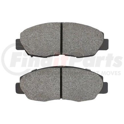 1003-0465C by MPA ELECTRICAL - Quality-Built Disc Brake Pad Set - Black Series, Ceramic, with Hardware