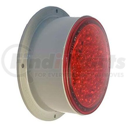 472020 by BETTS HD - 47 Series Brake / Tail / Turn Signal Light - Red Shallow LED 12-Volt