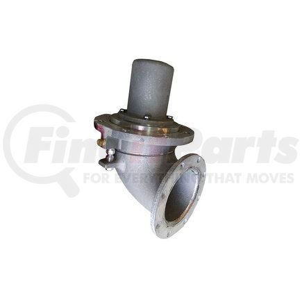 EV46912ALTS by BETTS HD - Air Emergency Valve - 4″ Aluminum Internal (3″ Air Cylinder) 90 Degree Elbow Flanged