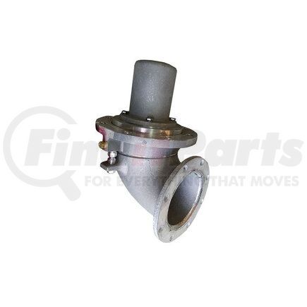 EV46912ALTS by BETTS - Air Emergency Valve - 4″ Aluminum Internal (3″ Air Cylinder) 90 Degree Elbow Flanged
