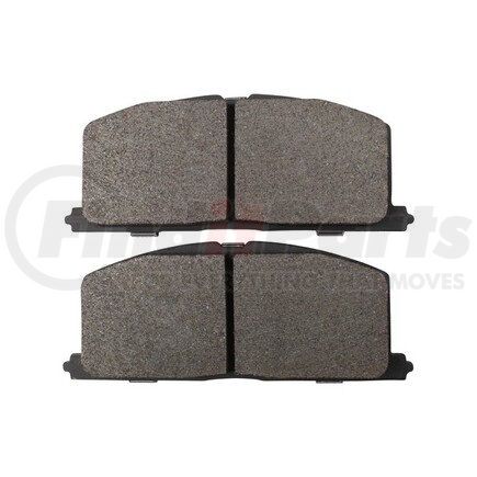 1001-0242M by MPA ELECTRICAL - Quality-Built Premium Disc Brake Pad Set - Semi-Metallic, with Hardware