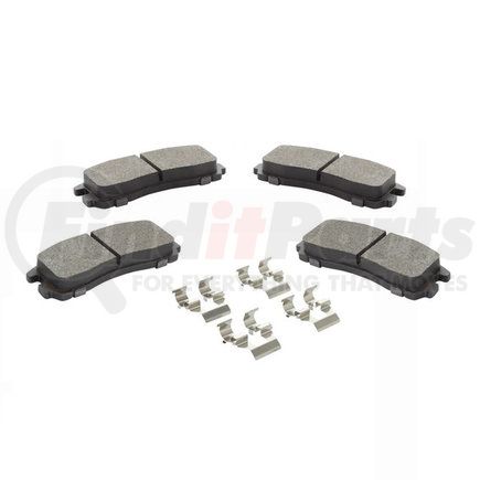 1001-0383M by MPA ELECTRICAL - Quality-Built Premium Semi-Metallic Brake Pads w/ Hardware