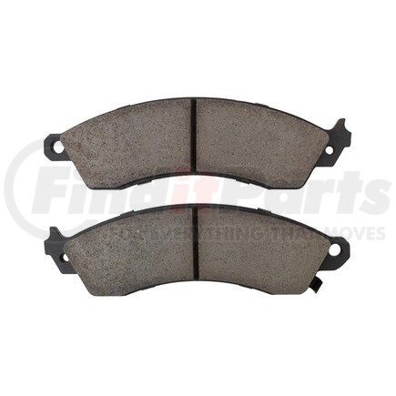 1001-0412M by MPA ELECTRICAL - Quality-Built Premium Disc Brake Pad Set - Semi-Metallic, with Hardware