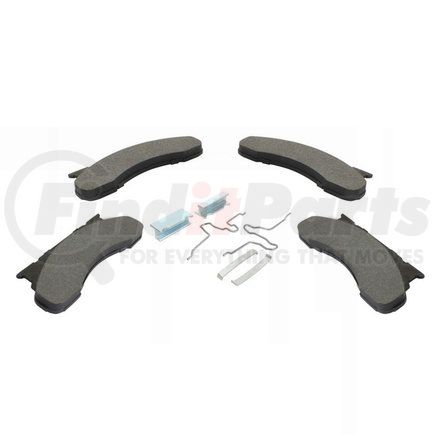 1001-0450AM by MPA ELECTRICAL - Quality-Built Premium Semi-Metallic Brake Pads w/ Hardware