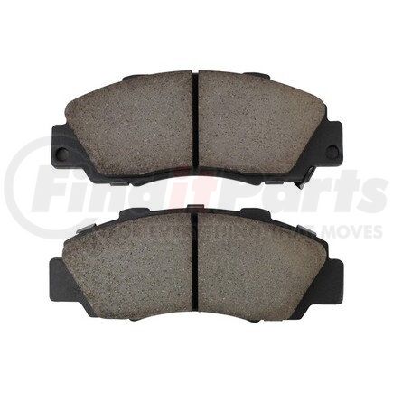 1001-0503M by MPA ELECTRICAL - Quality-Built Premium Disc Brake Pad Set - Semi-Metallic, with Hardware